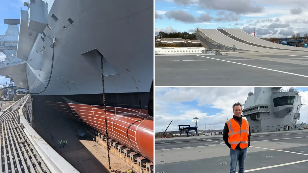 ETL Supports systems on HMS Queen Elizabeth